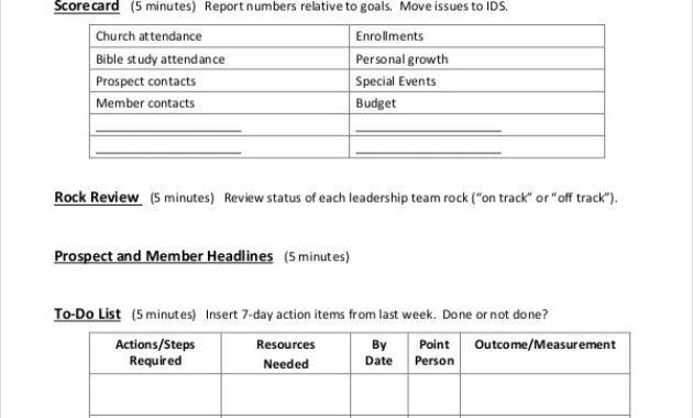 Buy Online Church Leadership Meeting Agenda Pdf With Regard To Best Church Staff Meeting Agenda Template