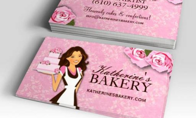 Cake Bakery Business Cards With Cake Business Cards Templates Free