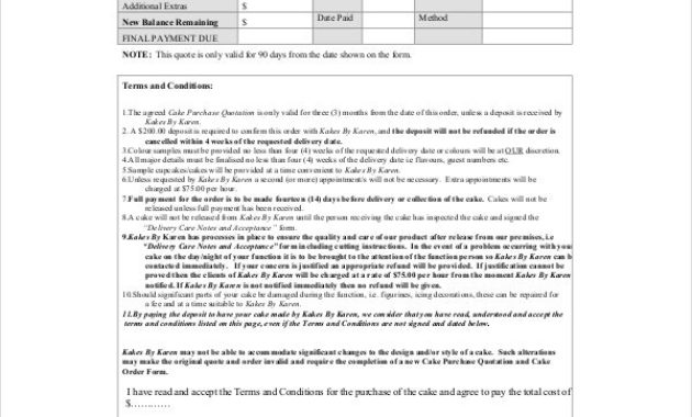 Cake Invoice Template 12 Free Word Pdf Documents In Cake Business Plan Template