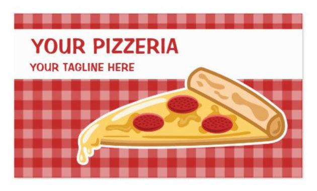 Cartoon Pizza Slice Pizzeria Business Card Zazzle Inside Awesome Pizza Gift Certificate Template