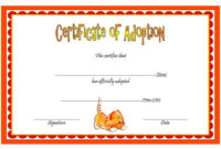 Cat Adoption Certificate Templates Free 9 Update Designs For Amazing Teddy Bear Birth Certificate Templates Free