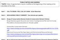 Ccpg Planning Group Agenda Cip List The Clairemont Times With Best Community Meeting Agenda Template