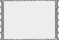 Certificate Clipart Outline Certificate Outline Intended For Borderless Certificate Templates