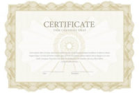 Certificate Diploma Of Completion Template Background Within Printable Certificate Scroll Template