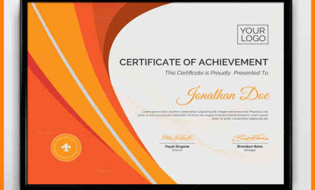 Certificate Format Certificates Templates Free Regarding 10 Sportsmanship Certificate Templates Free
