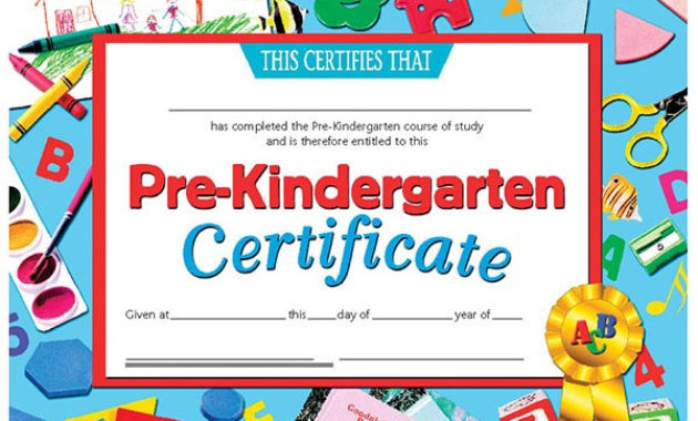 Certificate Kindergarten Certificates Templates Free For Printable 10 Kindergarten Diploma Certificate Templates Free