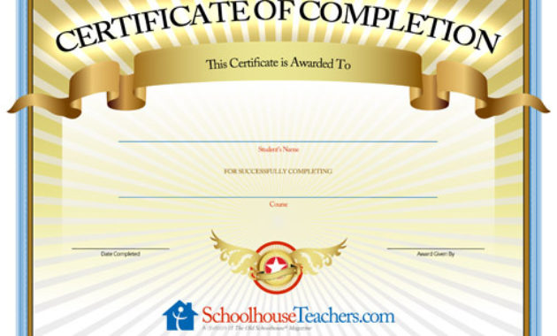 Certificate Library Awards On Schoolhouseteachers For Academic Certificate