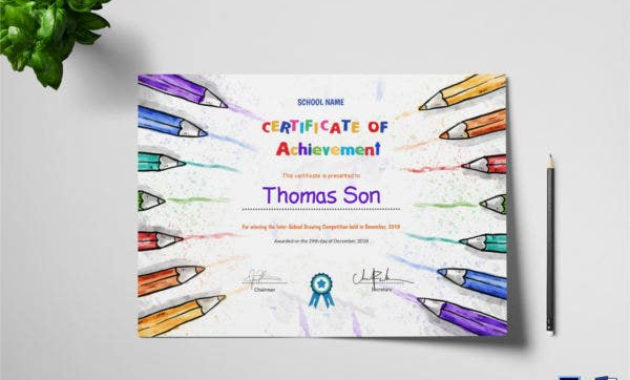 Certificate Of Achievement Templates 11 Word Pdf Psd For Writing Competition Certificate Templates