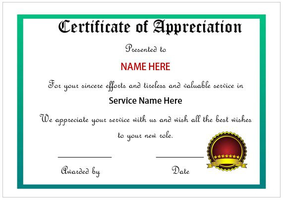 Certificate Of Appreciation For Employees Printable Throughout Great Work Certificate Template