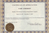 Certificate Of Appreciation Template Word Doc Planner With Template For Certificate Of Appreciation In Microsoft Word