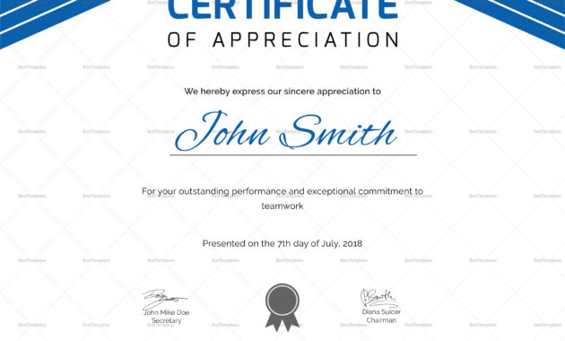 Certificate Of Athletic Award Design Template In Psd Word Intended For Contest Winner Certificate Template
