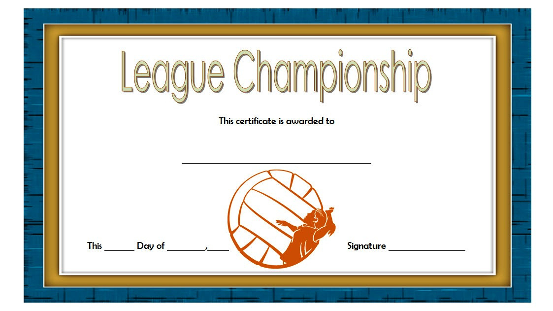 Certificate Of Championship 10 Great Template Awards Pertaining To Quality Basketball Tournament Certificate Templates