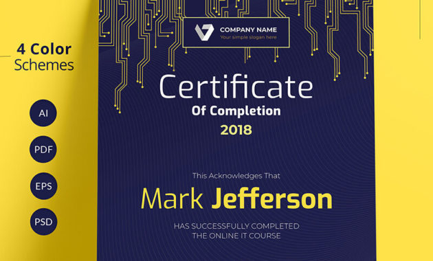 Certificate Of Completion Free Psd World In Finisher Certificate Template 7 Completion Ideas