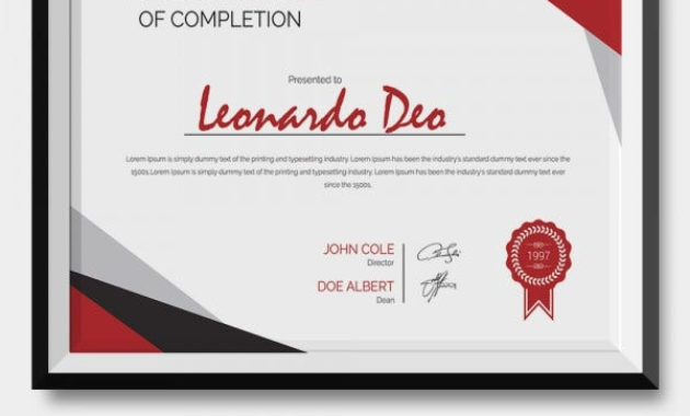 Certificate Of Completion Template 31 Free Word Pdf Intended For Free Certificate Of Completion Template Word