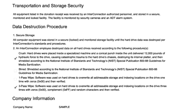 Certificate Of Destruction Template Latter Example Template Within Quality Free Certificate Of Destruction Template