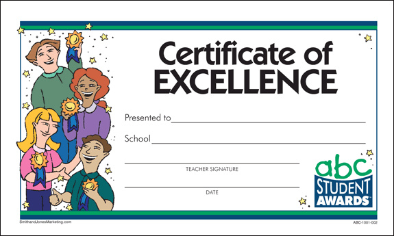 Certificate Of Excellence For Students Planner Template Free With Printable Certificate Of Academic Excellence Award
