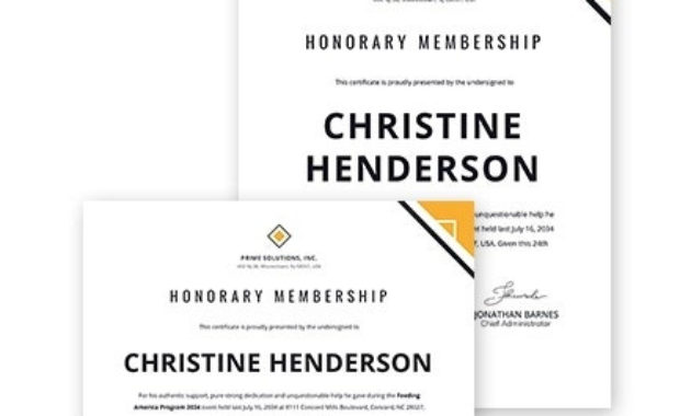 Certificate Of Honorary Template 8 Word Psd Ai Format For Amazing Doctorate Certificate Template