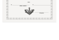 Certificate Of Ownership Template White Printable Pdf Regarding Certificate Of Ownership Template
