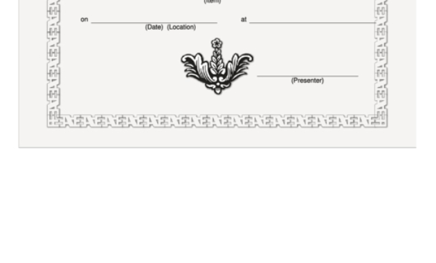 Certificate Of Ownership Template White Printable Pdf Regarding Certificate Of Ownership Template