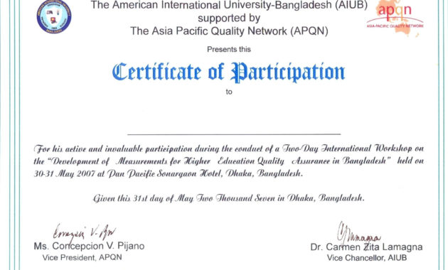 Certificate Of Participation Word Template Great Sample Intended For Certificate Of Participation Template Word
