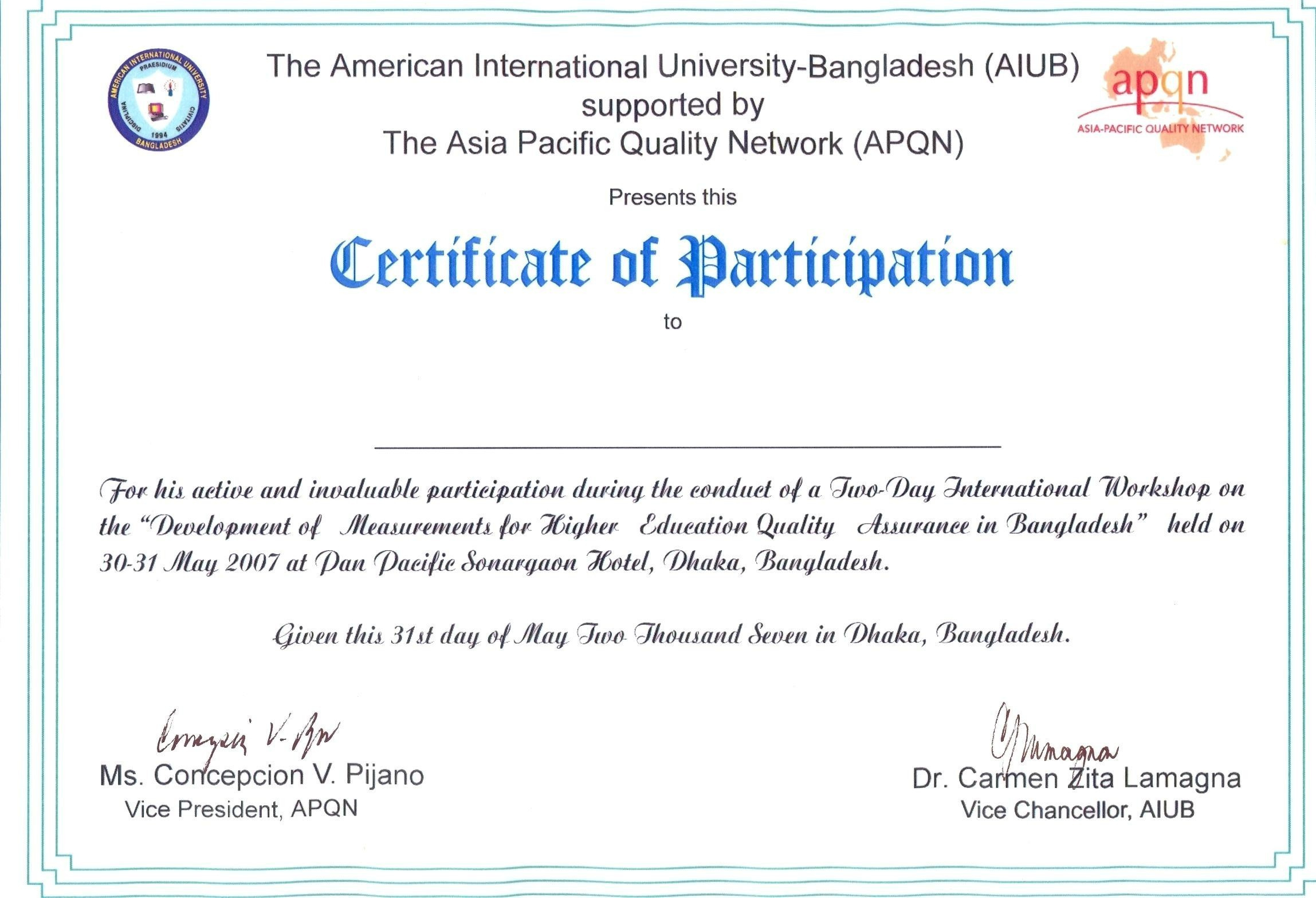 Certificate Of Participation Word Template Great Sample Intended For Certificate Of Participation Template Word