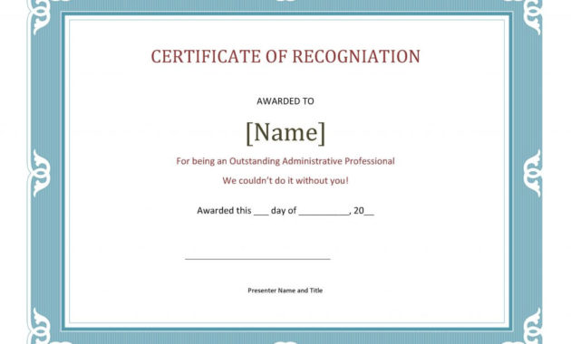 Certificate Of Recognition Template 2 Pdf Format E Within Quality Sample Certificate Of Recognition Template