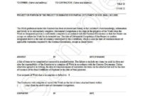 Certificate Of Substantial Completion Template For Certificate Of Substantial Completion Template