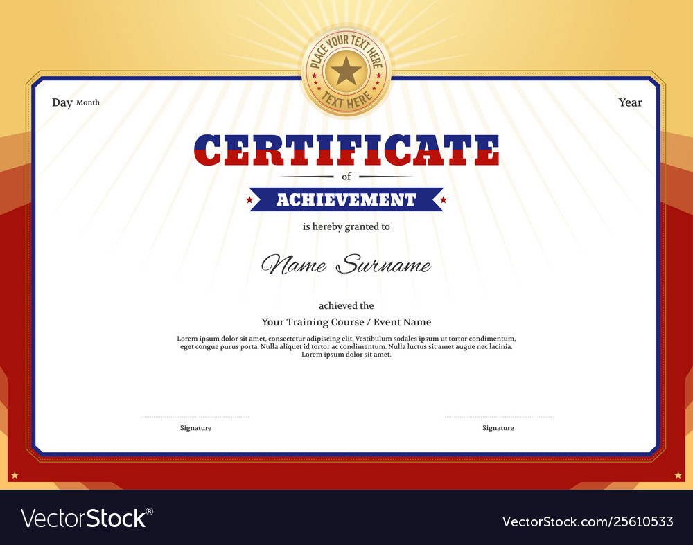 Certificate Template Border Frame Diploma Design Inside For Certificate Border Design Templates