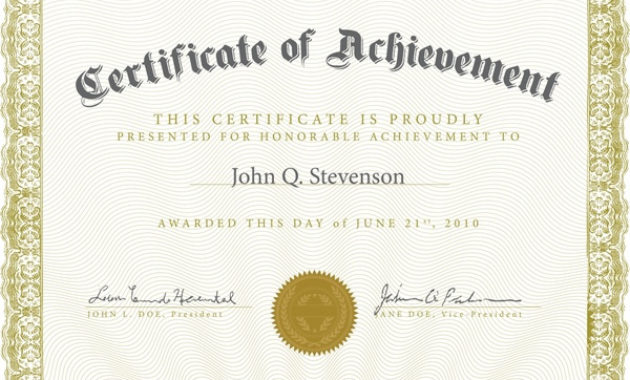 Certificate Template Vector Free Vector In Encapsulated Within Printable Art Certificate Template Free