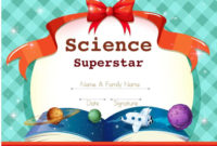 Certificate Template With Science Theme Download Free With Awesome Science Achievement Certificate Template Ideas