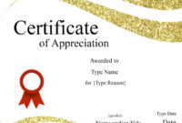 Certificate Templates Intended For Gratitude Certificate Template