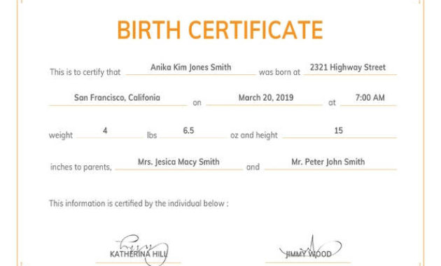 Certificate Templates Make Your Own Birth Certificate In Commemorative Certificate Template
