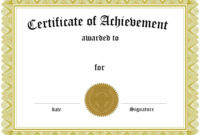 Certificate Templates Sample Blank Certificates Intended For Quality Sample Certificate Of Recognition Template