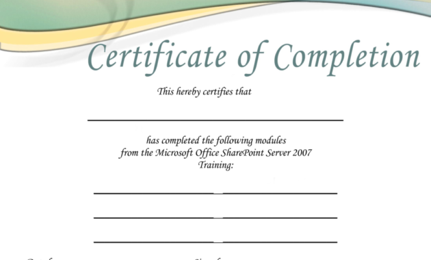 Certificate Templates Within Downloadable Certificate Templates For Microsoft Word