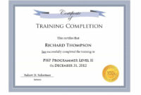 Certificateofcompletiontemplatebluebordereditable Within Certificate Of Merit Templates Editable