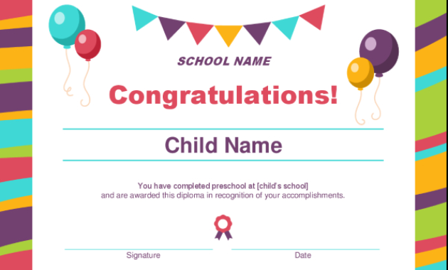 Certificates Office Intended For Amazing Free Kids Certificate Templates