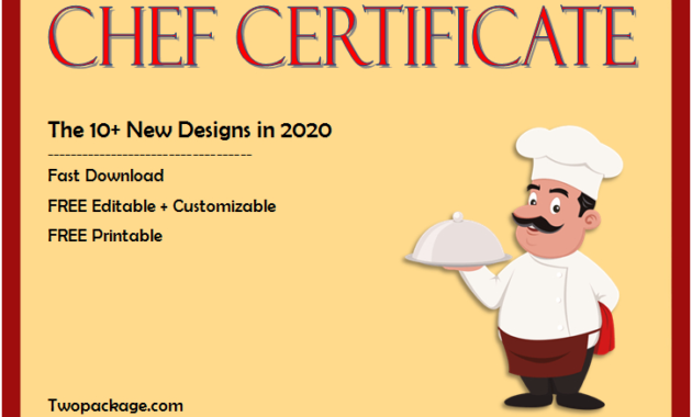 Chef Certificate Templates Free Downloadtwo Package Regarding Best Worlds Best Boss Certificate Templates Free