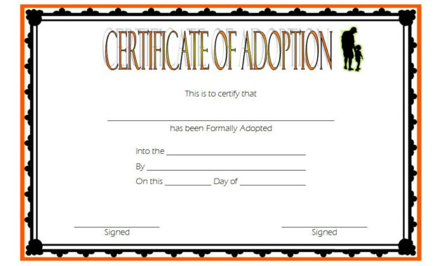 Child Adoption Certificate Template Editable 10 Best Intended For Awesome Unicorn Adoption Certificate Templates