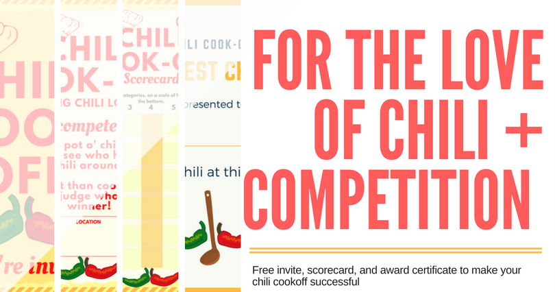Chili Cookoff Insider Another Free Invite Scorecard Inside Awesome Bake Off Certificate Template