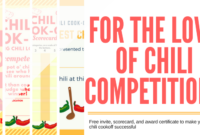 Chili Cookoff Insider Another Free Invite Scorecard With Printable Chili Cook Off Certificate Templates
