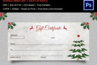Christmas Gift Certificate Templates 21 Psd Format Intended For Christmas Gift Certificate Template Free Download
