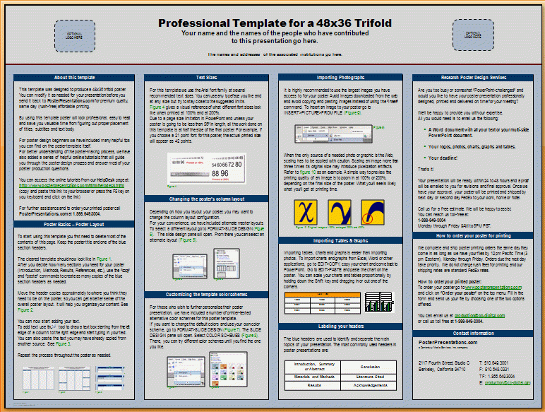 Civl 1112 Poster Presentation Inside Poster Board Presentation Template