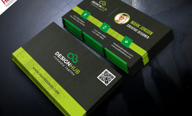 Classic Business Card Template Free Psd Psdfreebies In Free Template Business Cards To Print