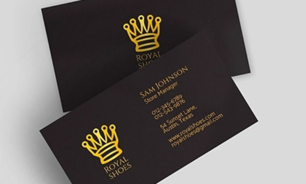 Clean Black Minimal Business Card3 For Business Card Size Psd Template