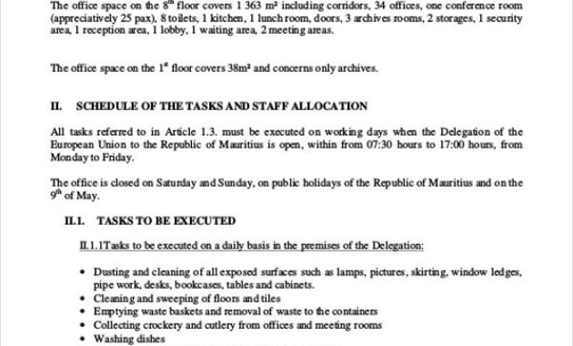 Cleaning Contracts Template Emmamcintyrephotography Within Cleaning Business Contract Template