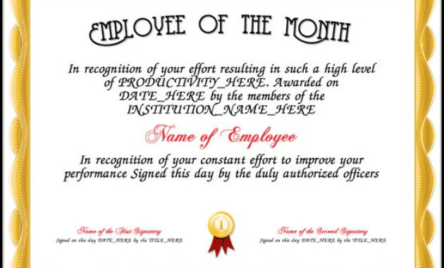 Cme Certificate Template Template 2 Resume Examples Regarding Best Employee Certificate Template