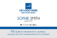 Coldwell Banker Business Cards 27 Coldwell Banker For Coldwell Banker Business Card Template