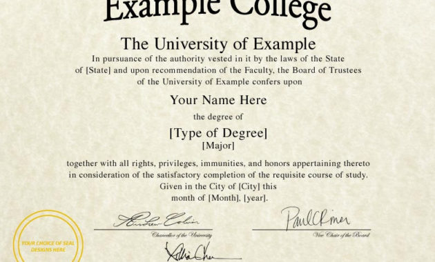 College Diploma Template Business Mentor Pertaining To Fake Business License Template