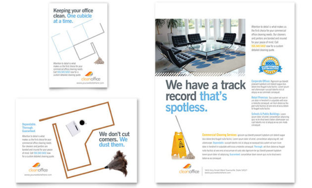 Commercial Cleaning Business Flyers Examples And Samples Regarding Flyers For Cleaning Business Templates