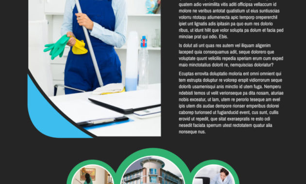 Commercial Cleaning Service Flyer Template Mycreativeshop Inside Flyers For Cleaning Business Templates